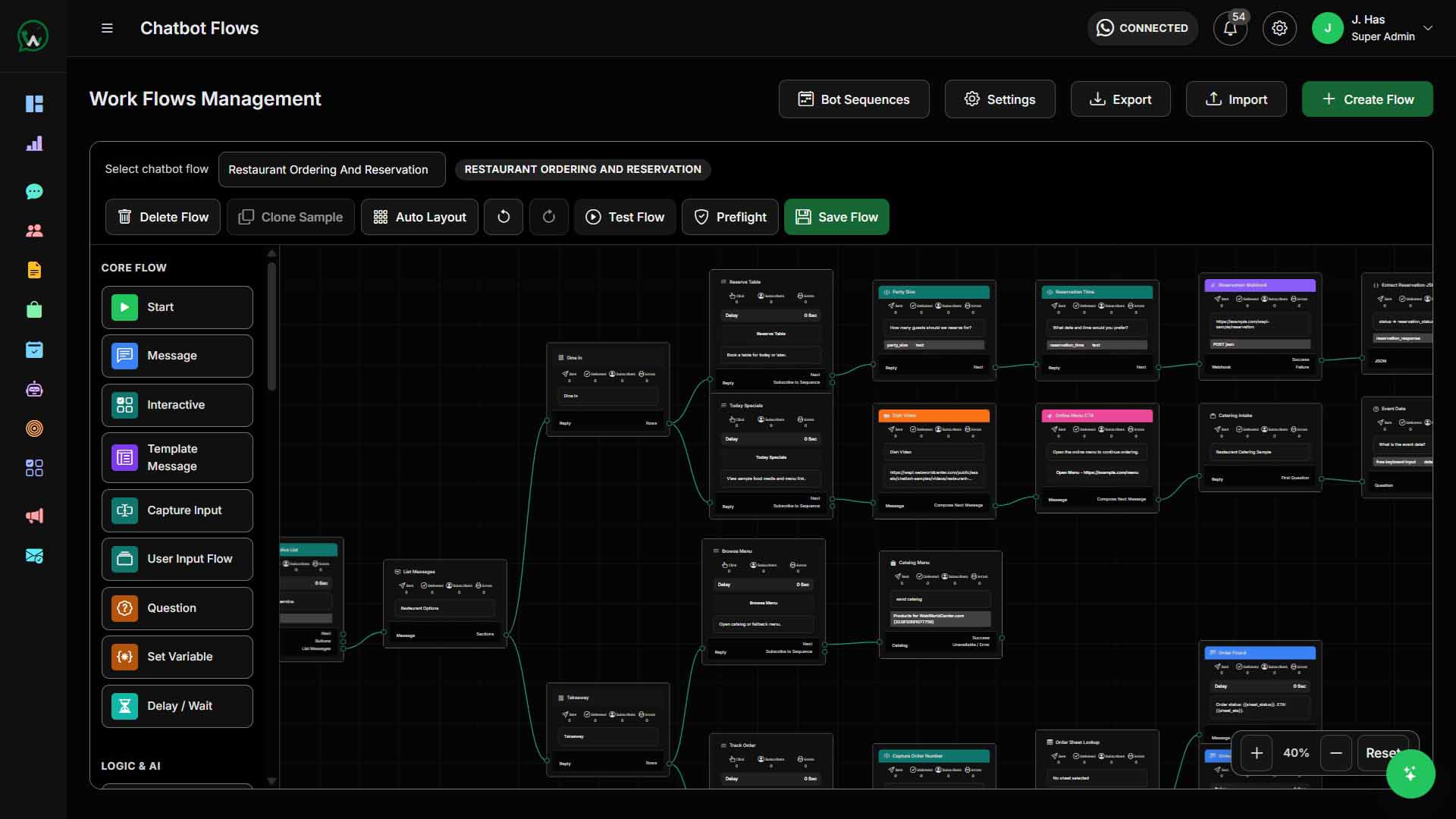 WAPIServer self-hosted WhatsApp automation dashboard