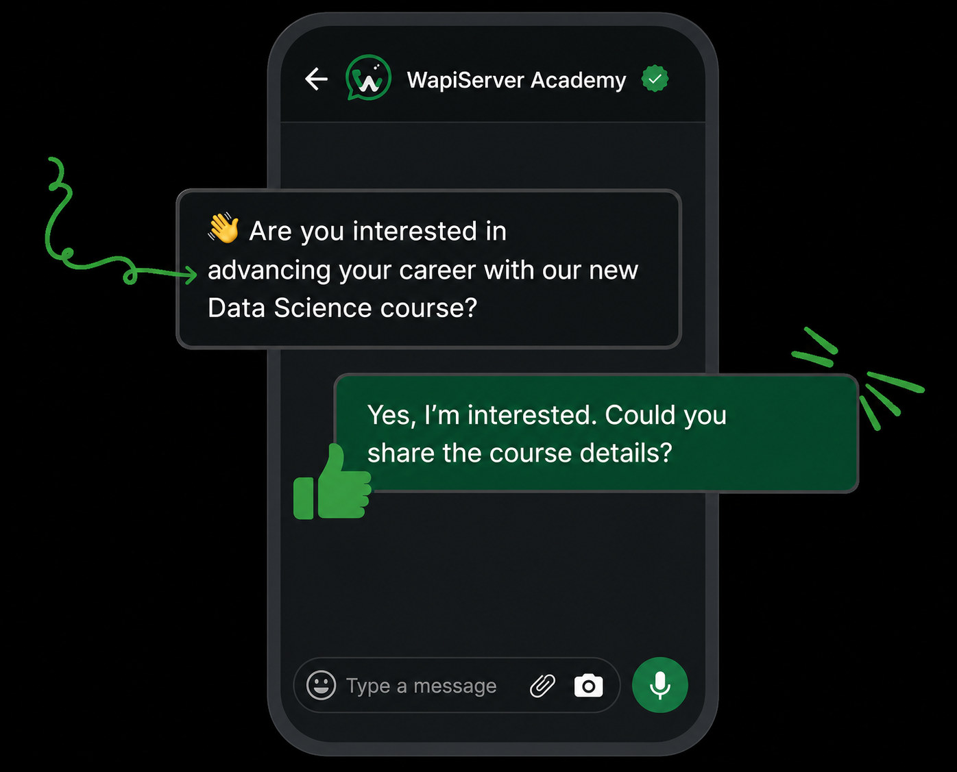 WAPIServer education campaign sharing relevant career and course information